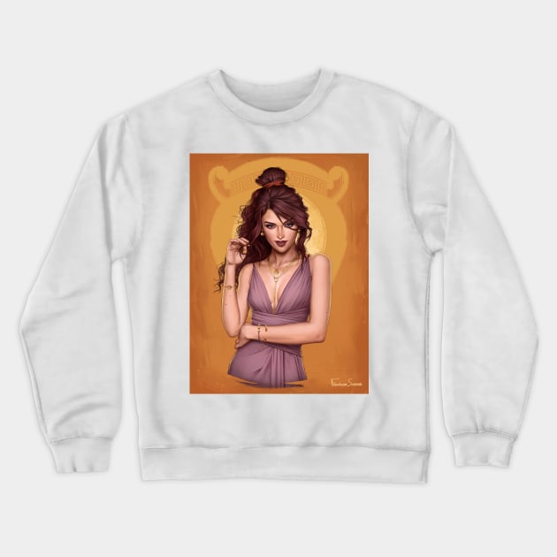 Megara Crewneck Sweatshirt by fdasuarez